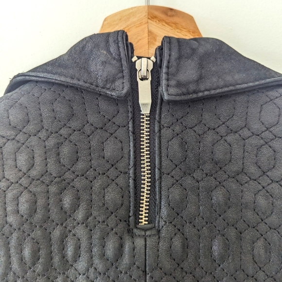 Theyskens theory, leather biker jacket, black, extra small - Picture 3 of 5